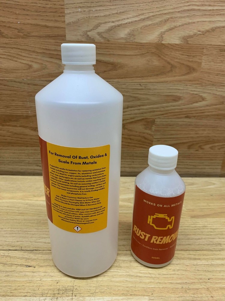 Rust Remover Liquid Dip Solution Use On All Metals Removes Oxides & Scale 1l