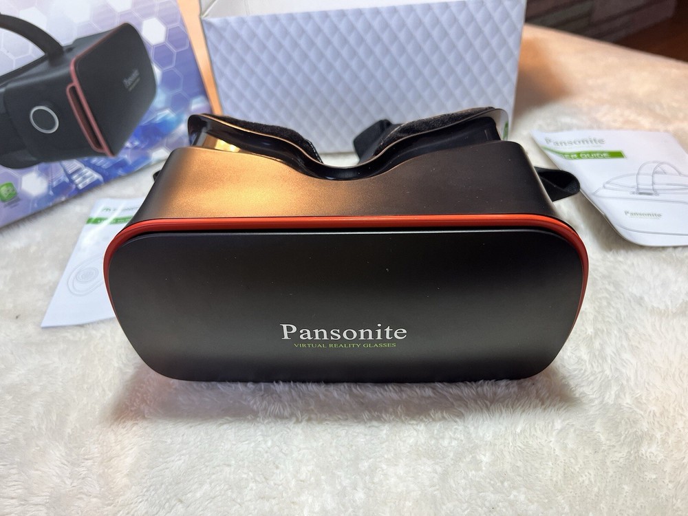 3D VR Headset Glasses Virtual Reality 4.7"- 6.0" Smart Phone Compat + Controller