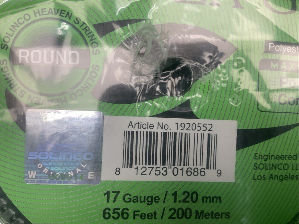 Solinco Hyper G 17 Guage Round