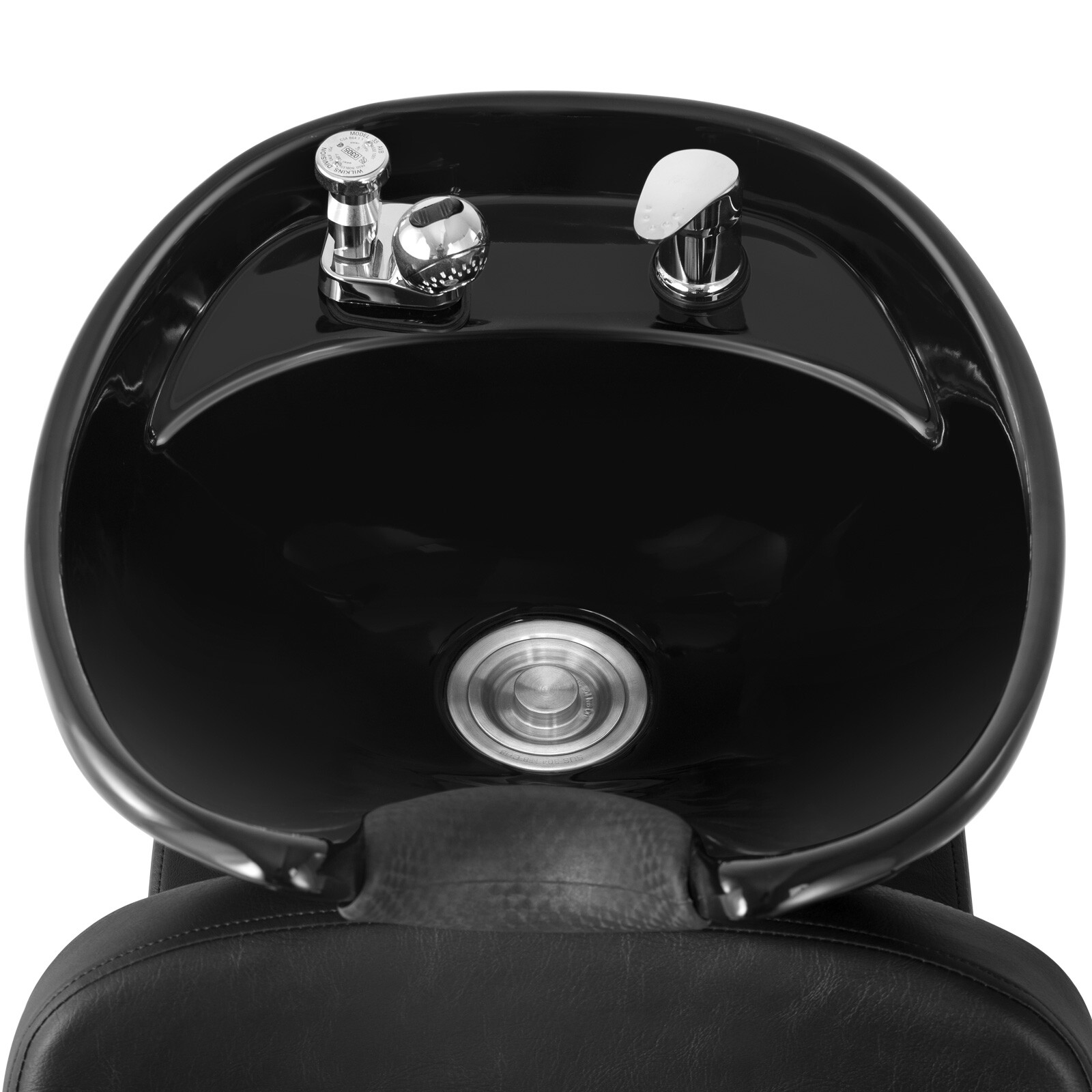 Barber Backwash Shampoo Chair Ceramic Bowl Sink Salon Beauty Spa Stylist Station