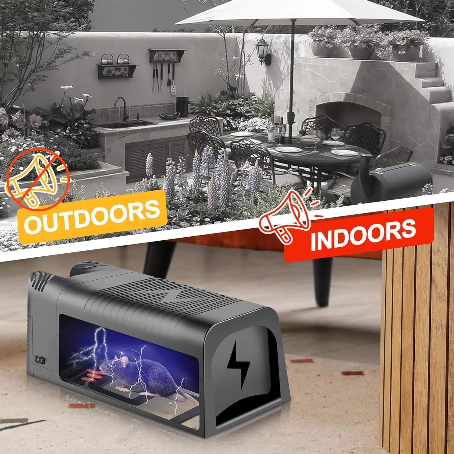 Electronic Mouse Trap Victor Control Rat Killer Pest Electric Rodent Zapper US