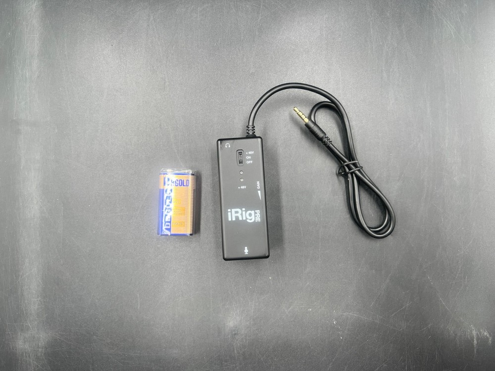 IK Multimedia iRig Pre Microphone Interface (For iPhone, iPod Touch, iPad)