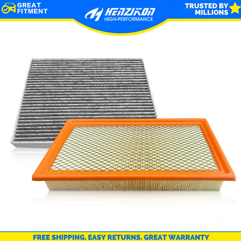Premium Combo Set Engine Cabin Air Filter for EXPLORER FLEX MKS MKT TAURUS POLIC