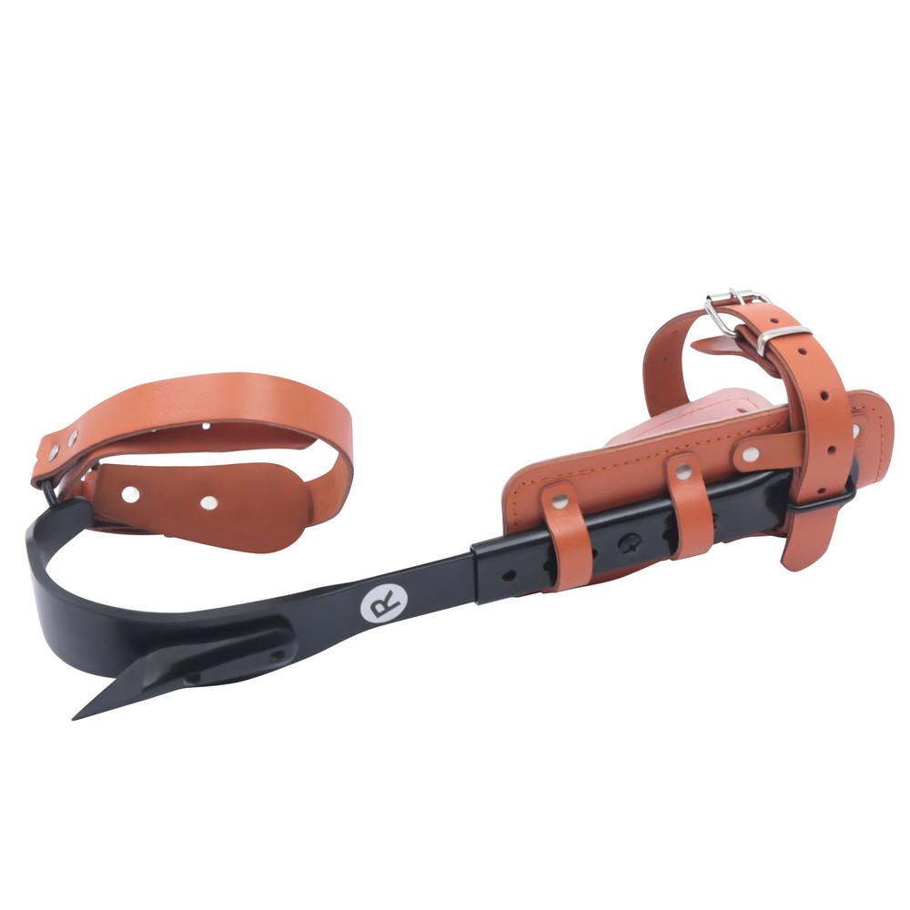 Tree Climbing Spike Kit Pole Climbing Spurs Steel Adjustable Climber Strap Gaffs