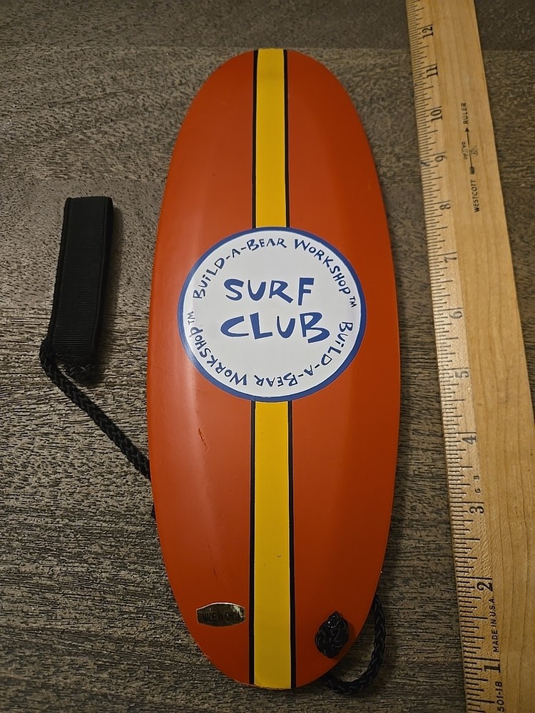 Build A Bear Surf Board Accessory for BAB Red See All Pics & Description