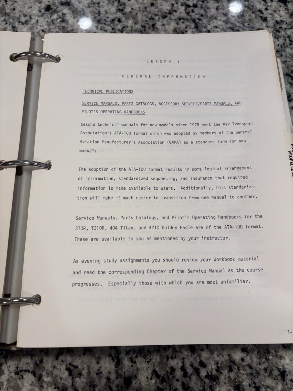 Cessna 300/400 Systems Training Manual Rev 3 Mechanic