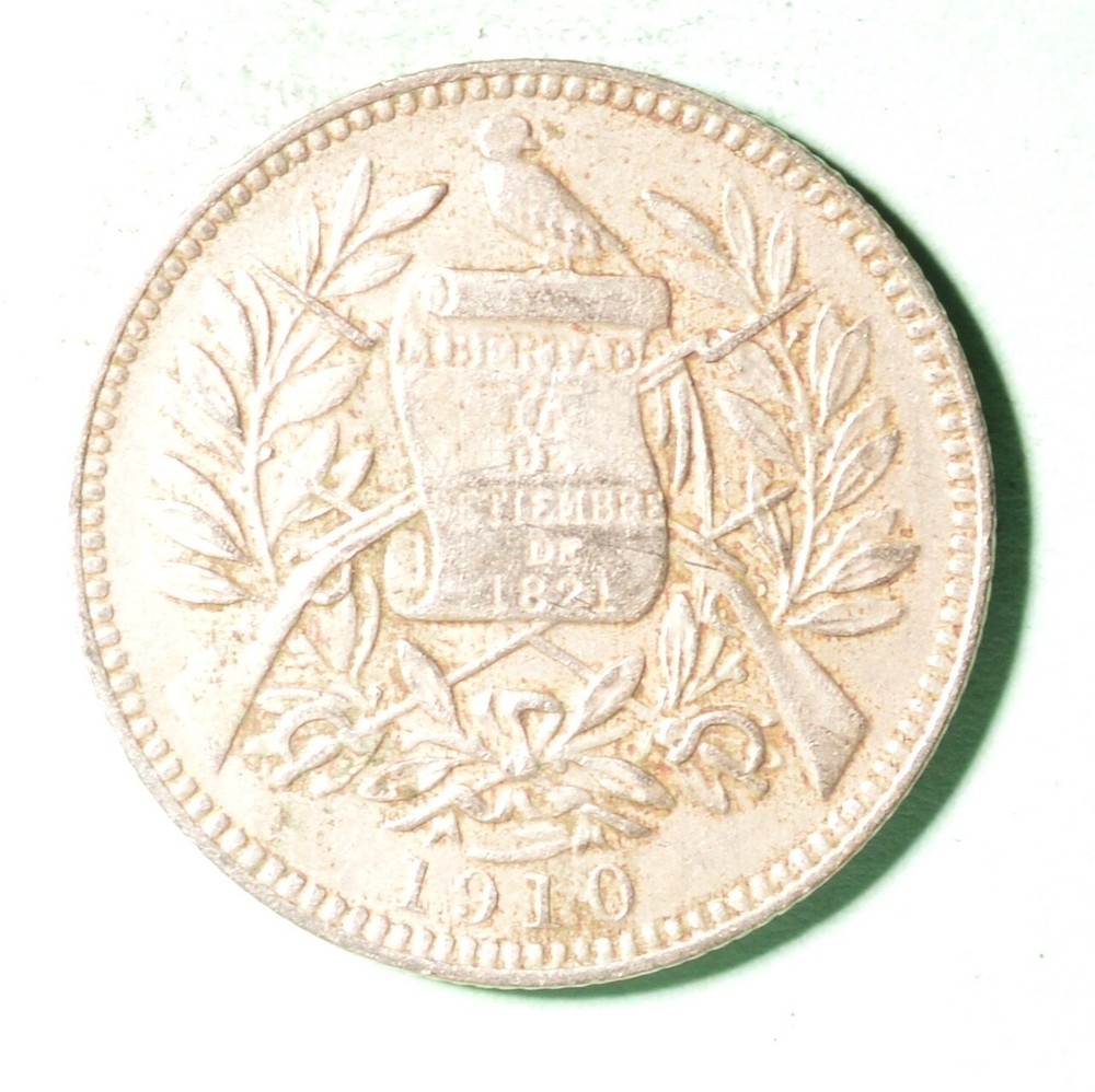 Guatemala 1 Real 1910 - InvD-284