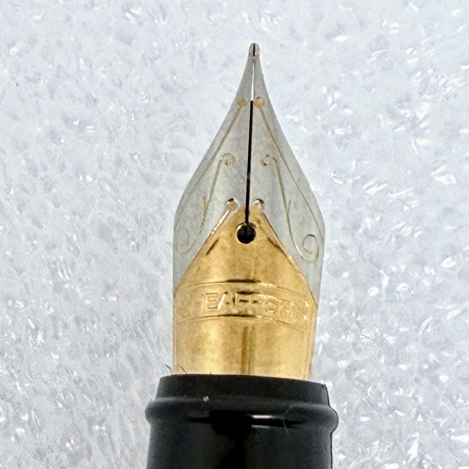 SHEAFFER PRELUDE Gold & Silver NIB w/ Section, Feed & Ring FINE Point 2 Tone