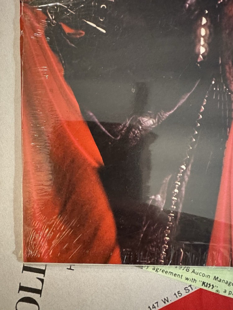 KISS ✨ RARE 1978 AUCOIN MARATHON GRAPHICS FOLD OUT SUPERPOSTER ✨ STILL SEALED! ✨