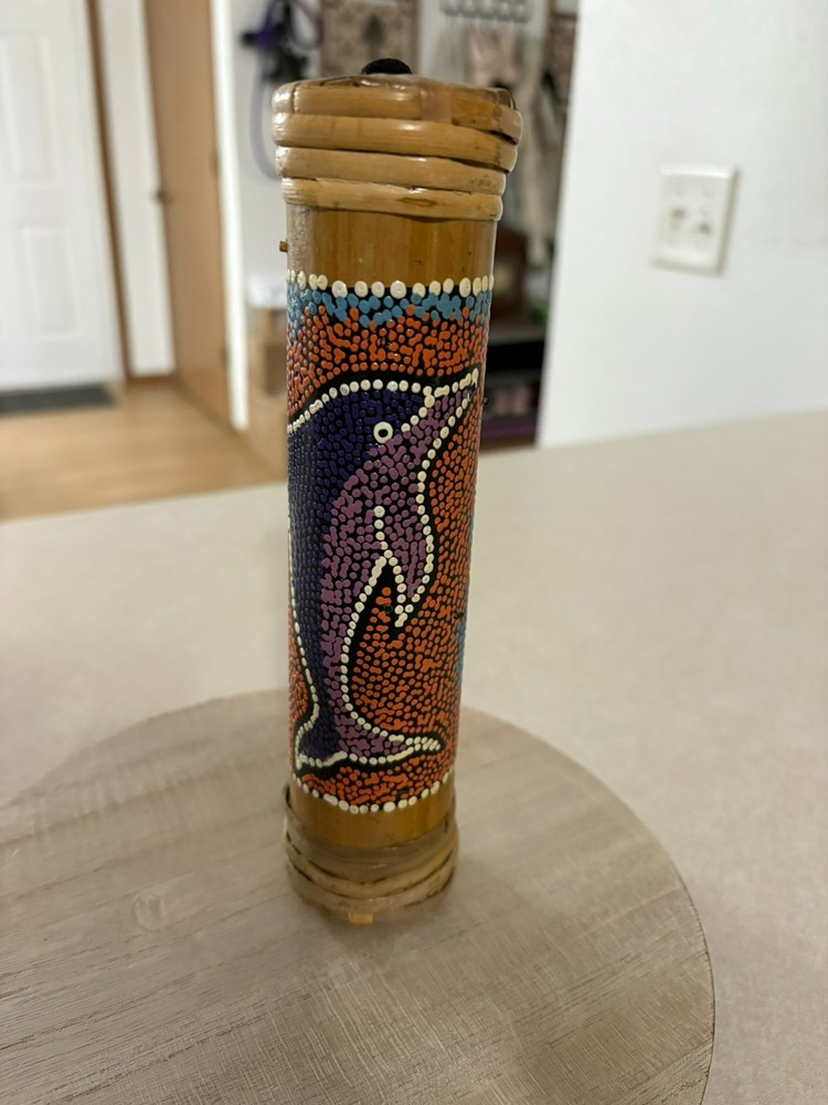 Dolphine rain stick