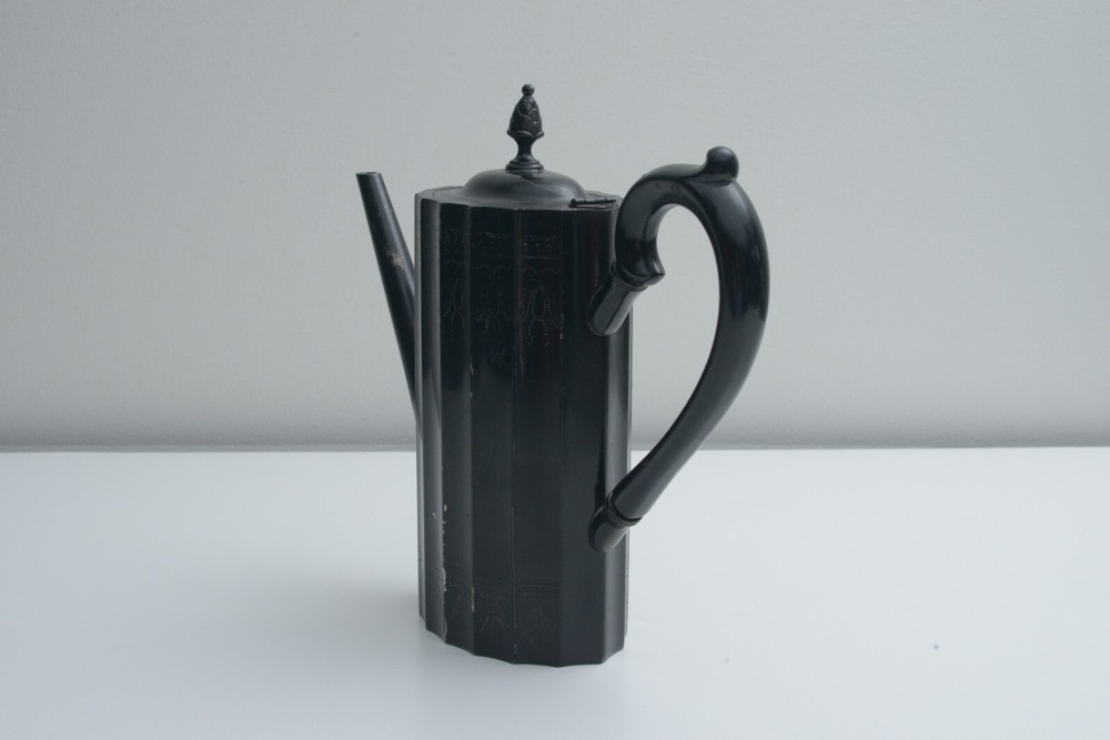 Lunt 100 r tea Silver Pot - Painted Black
