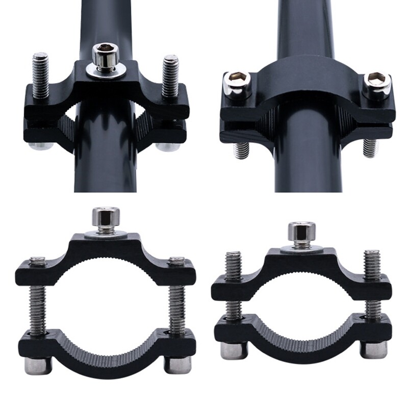 Flashlight Torch Mount LED Light Holder Clip Handlebar Screw Clip Clamp