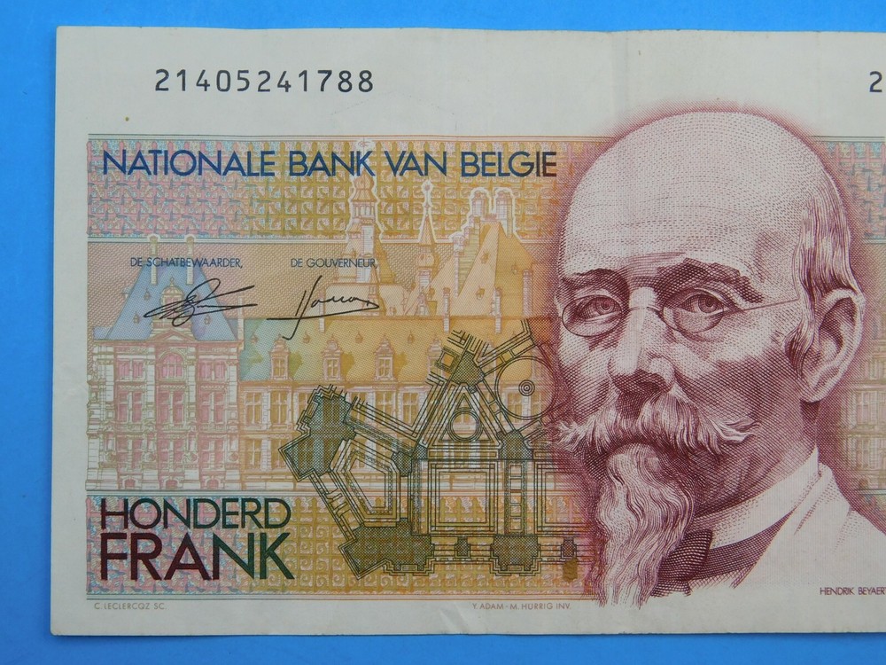 1978 Belgium 100 Franc Currency Note