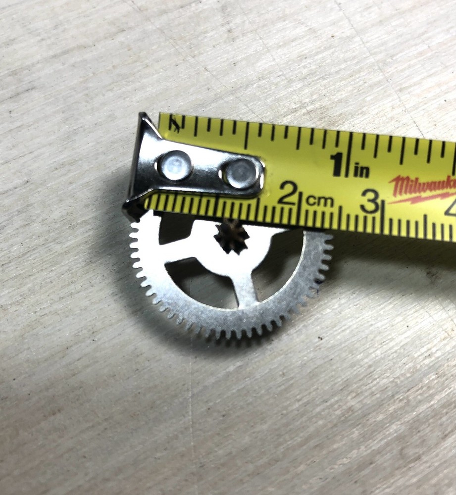 Clock Movement Escape Wheel 25mm Diameter