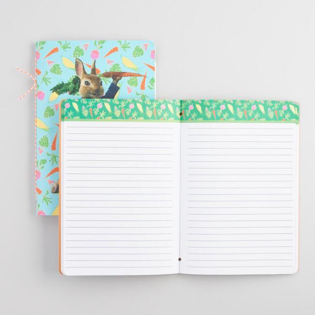 Peter Rabbit Lined Journal Set of 2 Paperback Notebook Diary Easter New