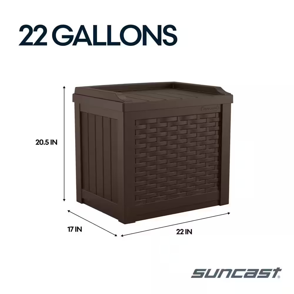 22 Gal. Deck Box with Seat