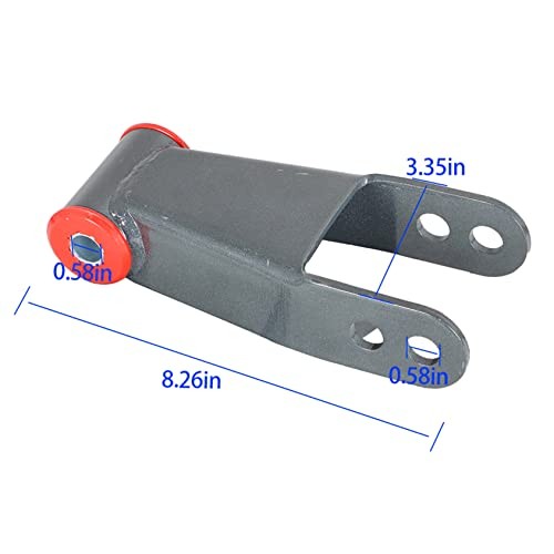 2 Inch Adjustable Rear Leveling Lowering Shackles Drop Kit Replacement for