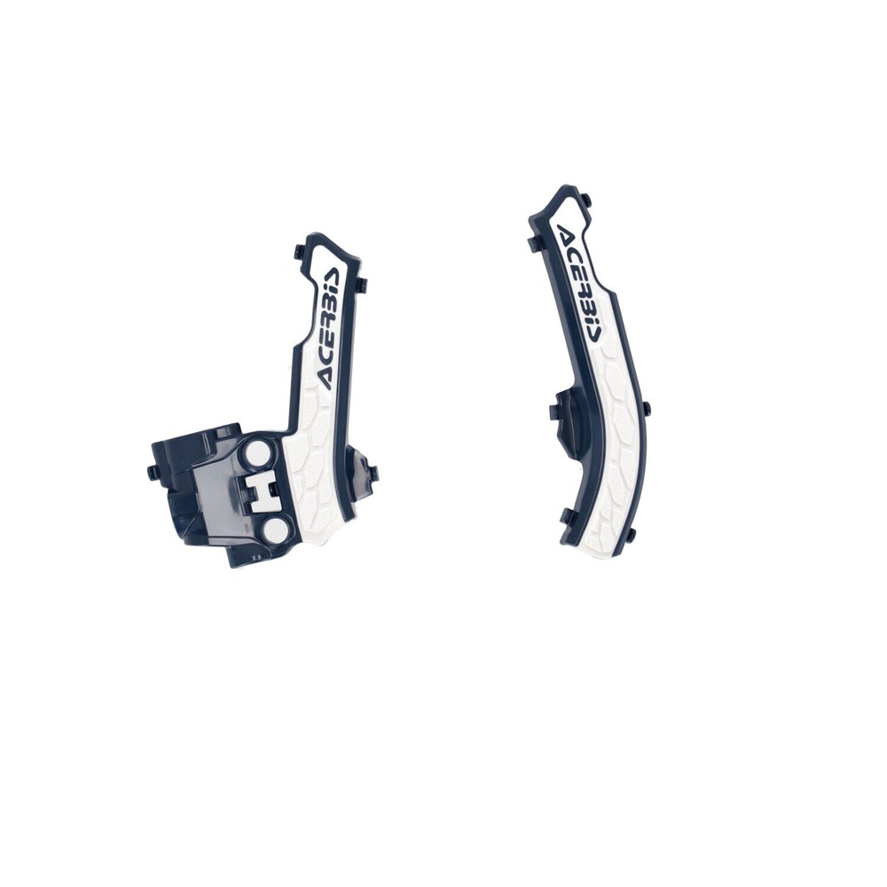 Acerbis X-Grip Frame Guards - Blue/White - Guards