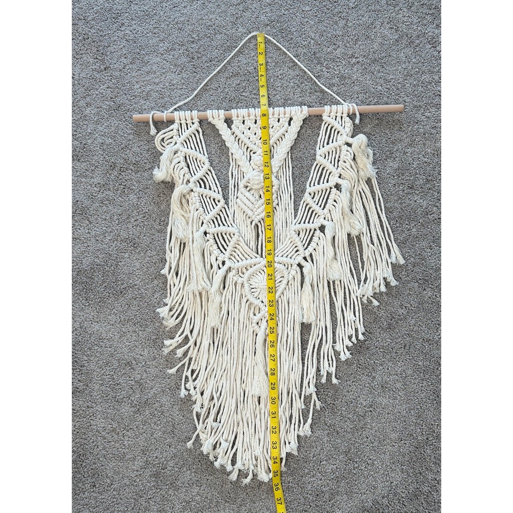 Boho Macrame Wall Hanging, Boho Wall Decor, Woven Tapestry with Tassels