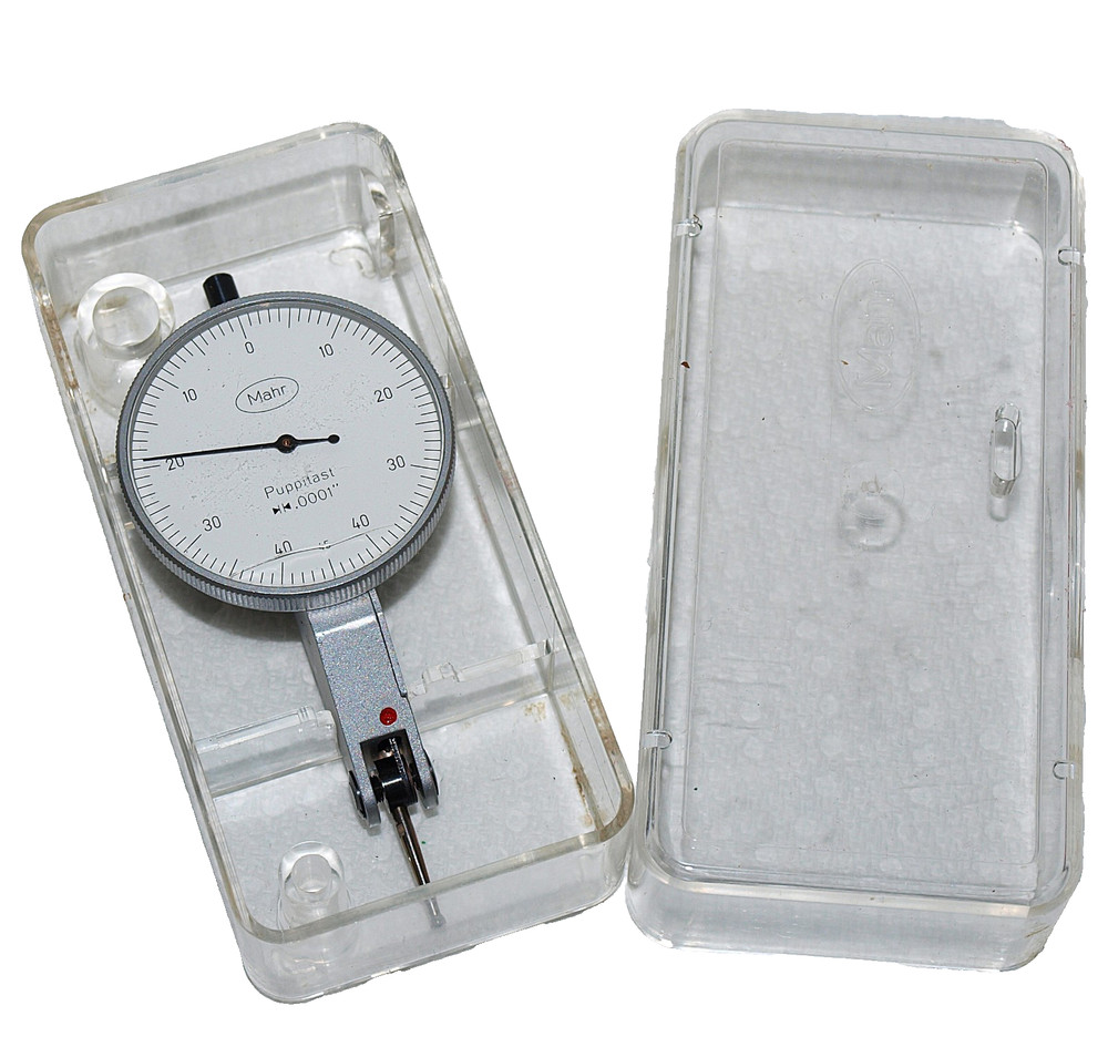 MAHR .0001" PUPPITAST DIAL TEST INDICATOR with CASE #1