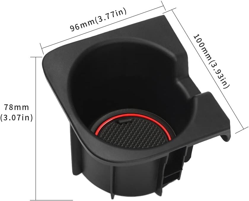 AOTEMILK Cup Holder Inserts Replacement for Toyota Tacoma 2005-2017 Accessories