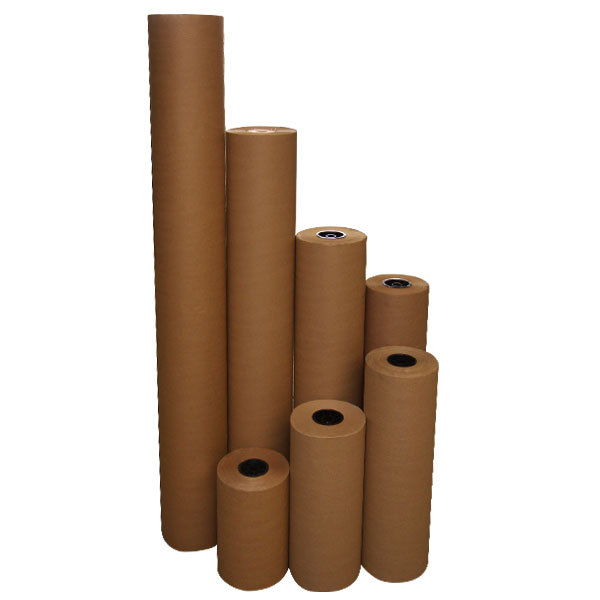 24" 40 lbs 900' Brown Kraft Paper Roll Shipping Wrapping Cushioning Void Fill