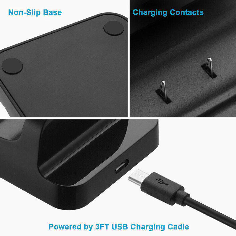 Charging Dock& Rechargeable Battery Pack for Xbox One Xbox Series X|S Controller