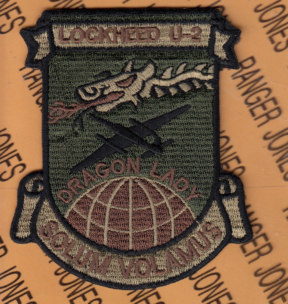 USAF Air Force Lockheed U-2 Dragon Lady ~4" OCP No HOOK patch c/e