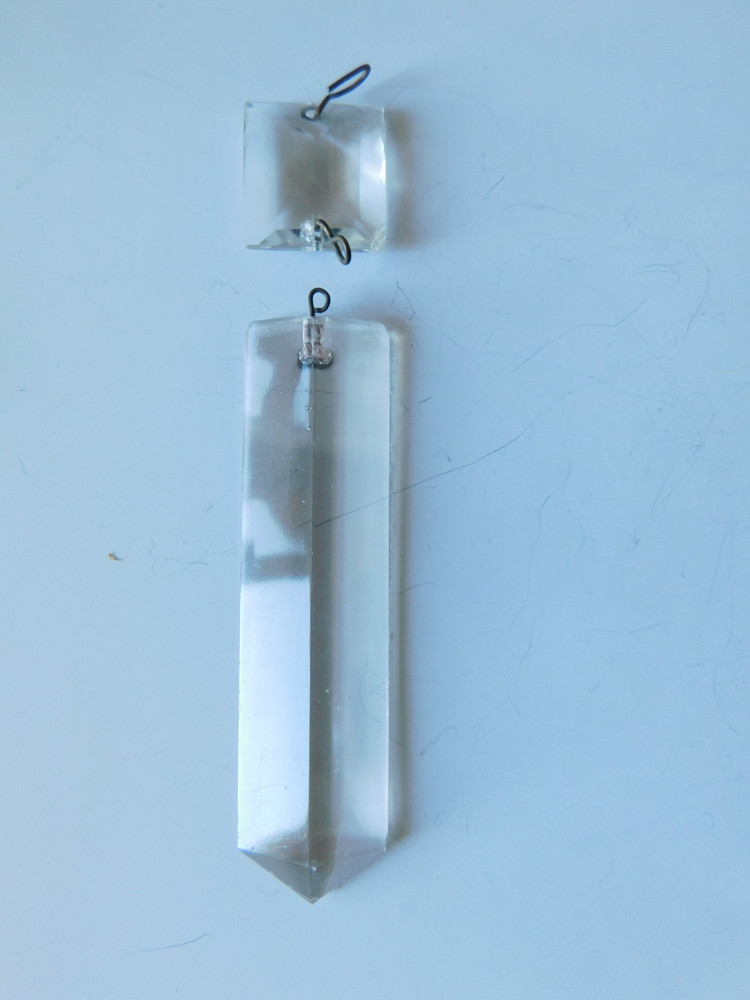 RECTANGULAR PRISMS FOR ANTIQUE CHANDELIER