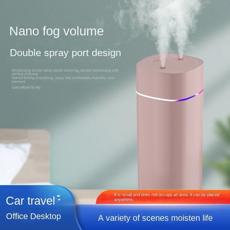 Humidifier, USB Rechargeable, Diffuser, Aromatherapy, LED, Essential Oils