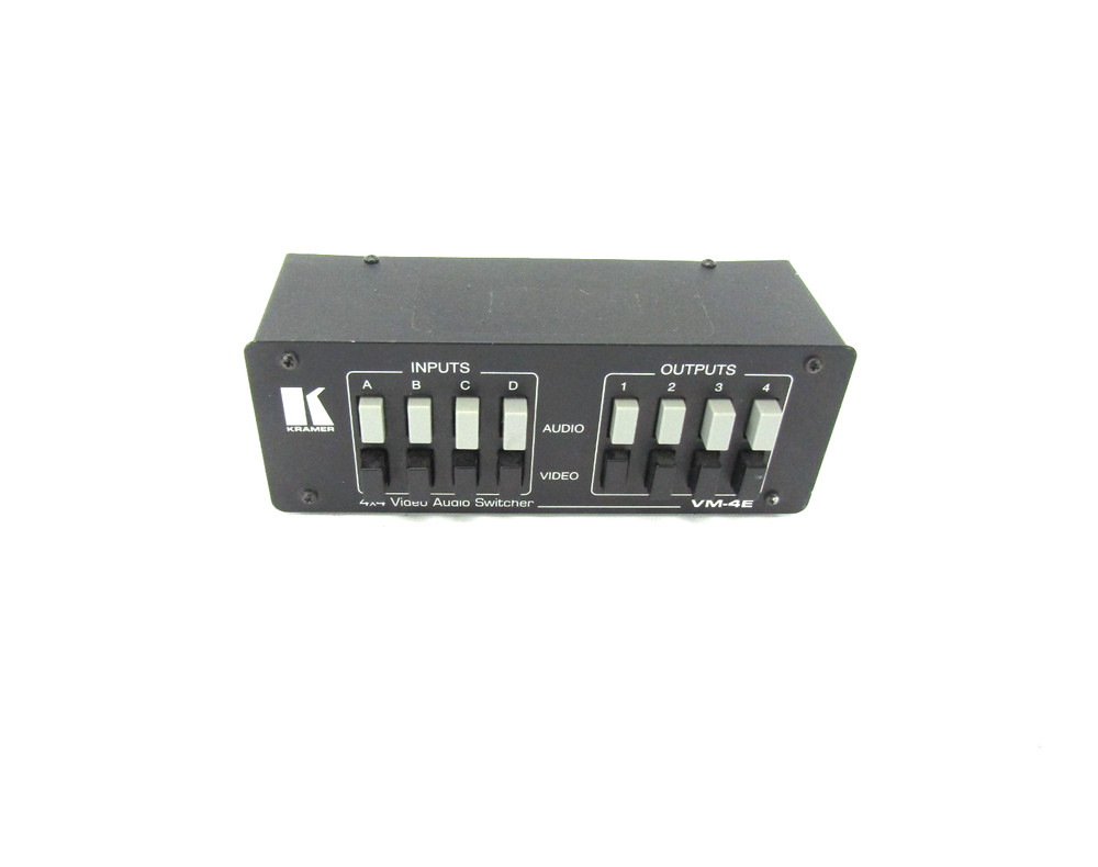 Kramer VM-4E 4x4 Video Audio Switcher
