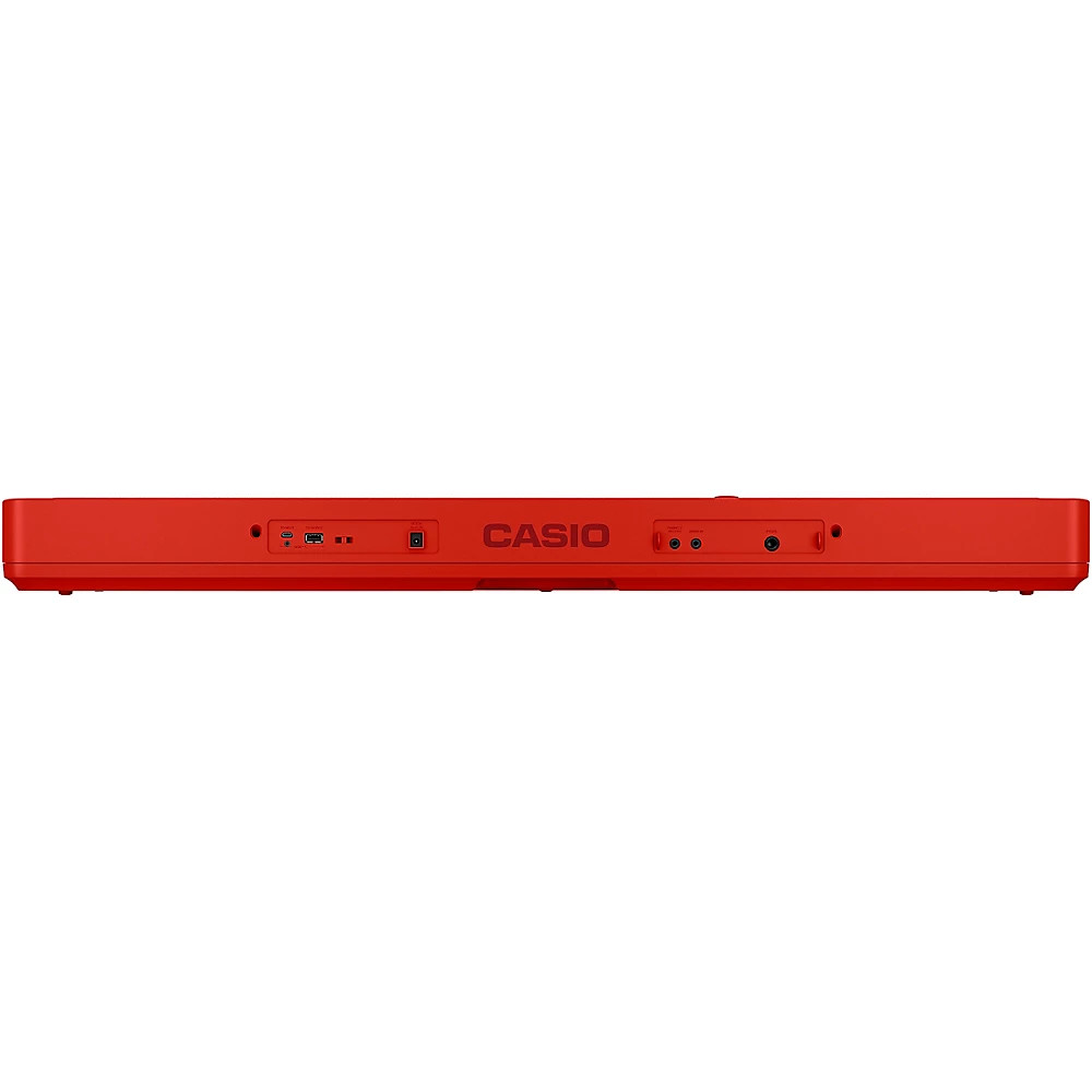 Casio Casiotone CT-S1 61-Key Portable Keyboard Essentials Bundle Red