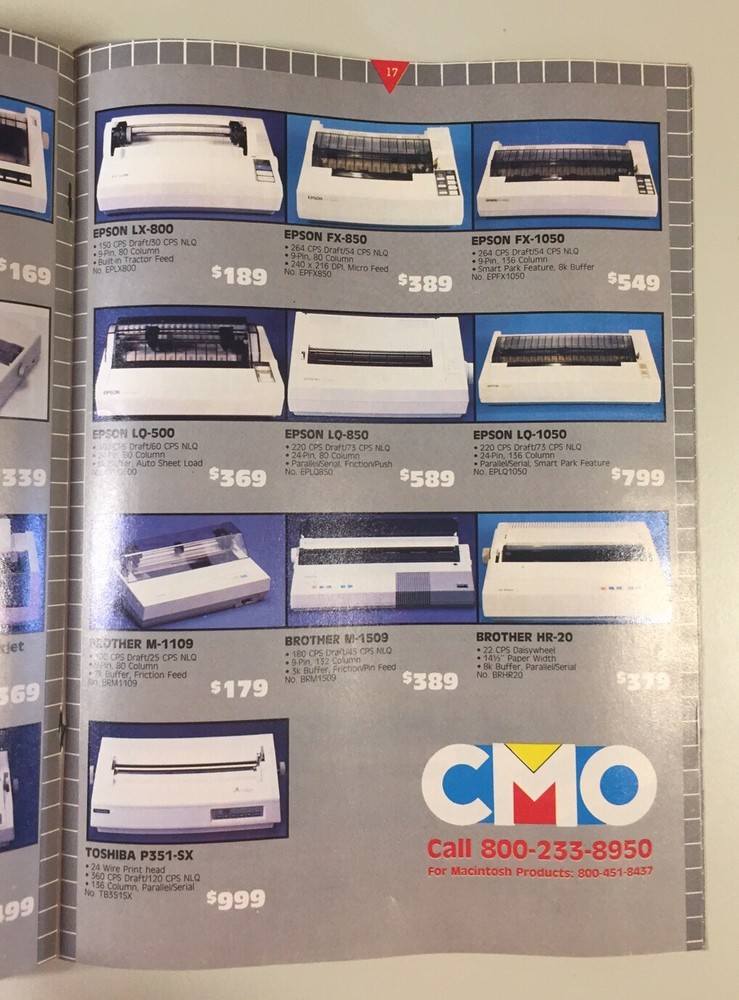 Vintage CMO Microcomputer Peripheral Catalog