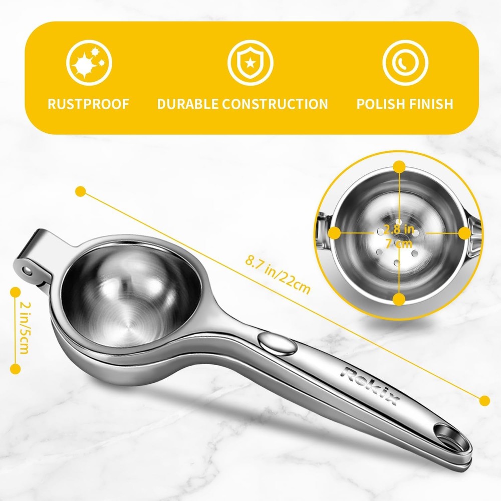Lemon Squeezer Max Extraction Hand Press Heavy Duty Manual