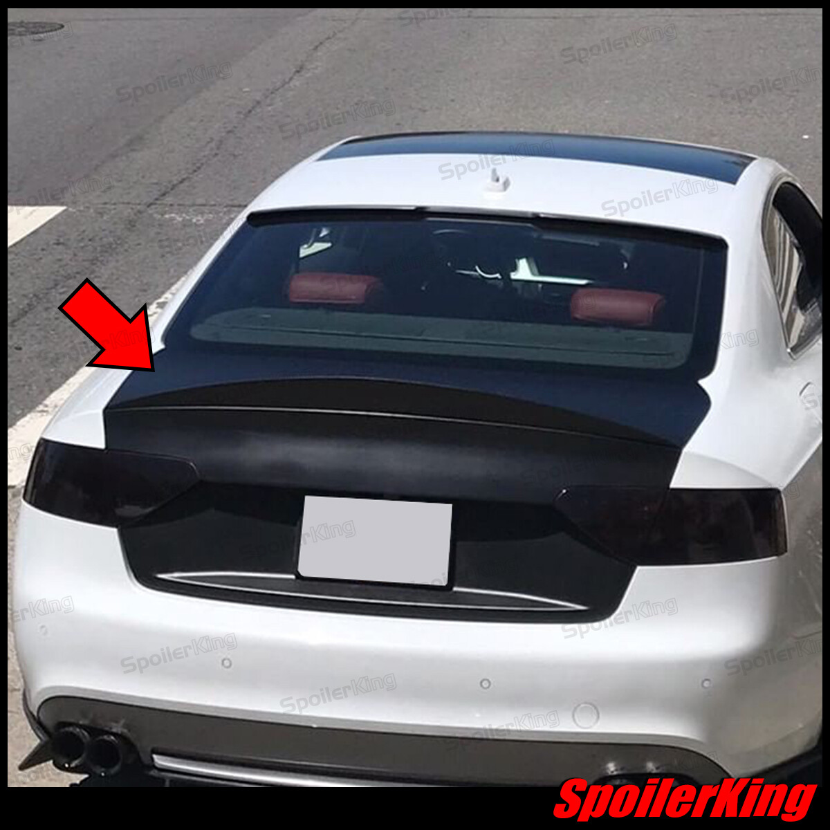 SpoilerKing #380K Universal 30"- 55" Custom Rear Polyurethane Trunk Spoiler Wing