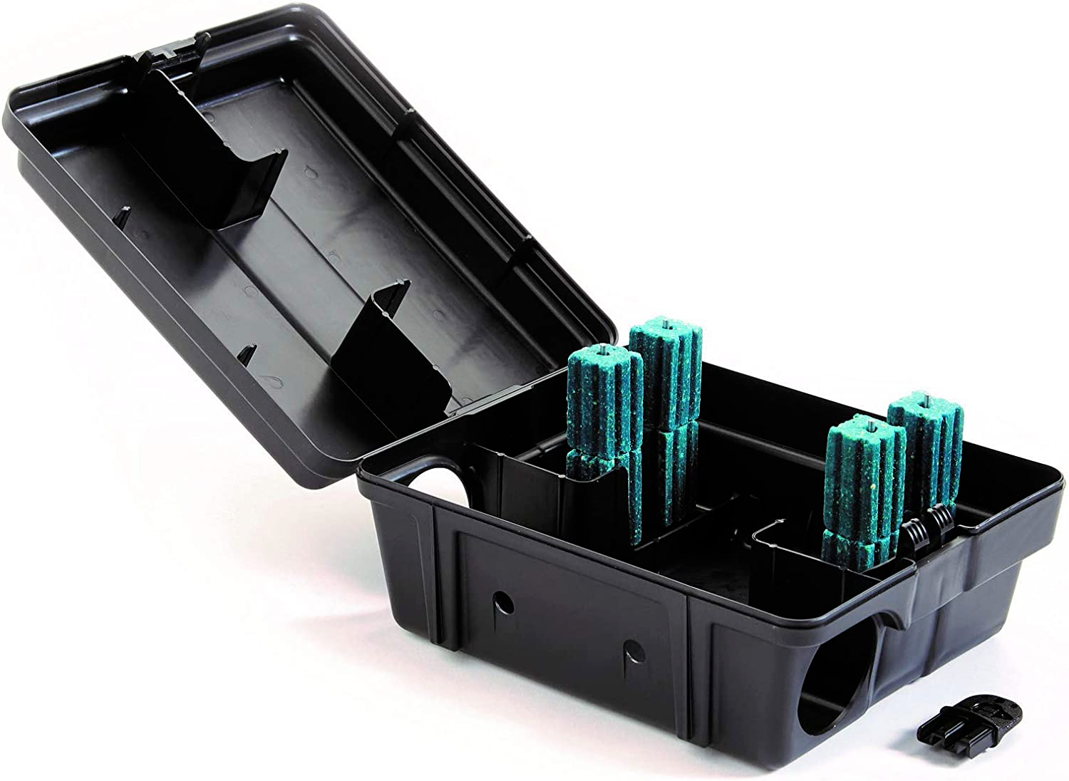 Outpost Rat Bait Station Lockable for Safety Targets Small Mice and Large Rats