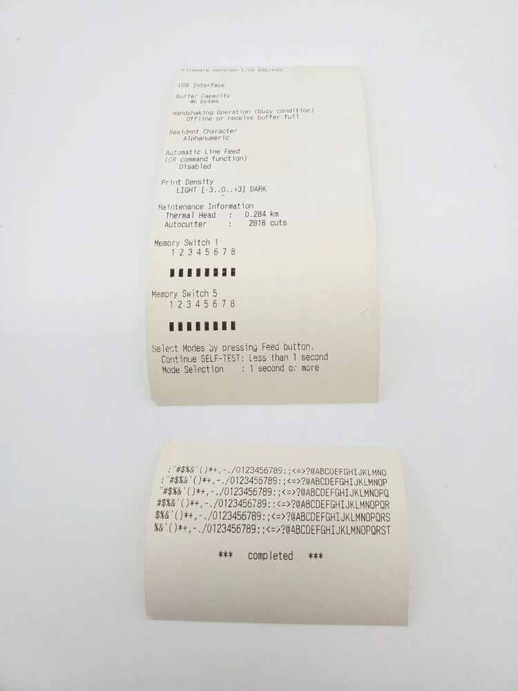 Epson TM-T20 M249A Compact Thermal POS Receipt Printer USB