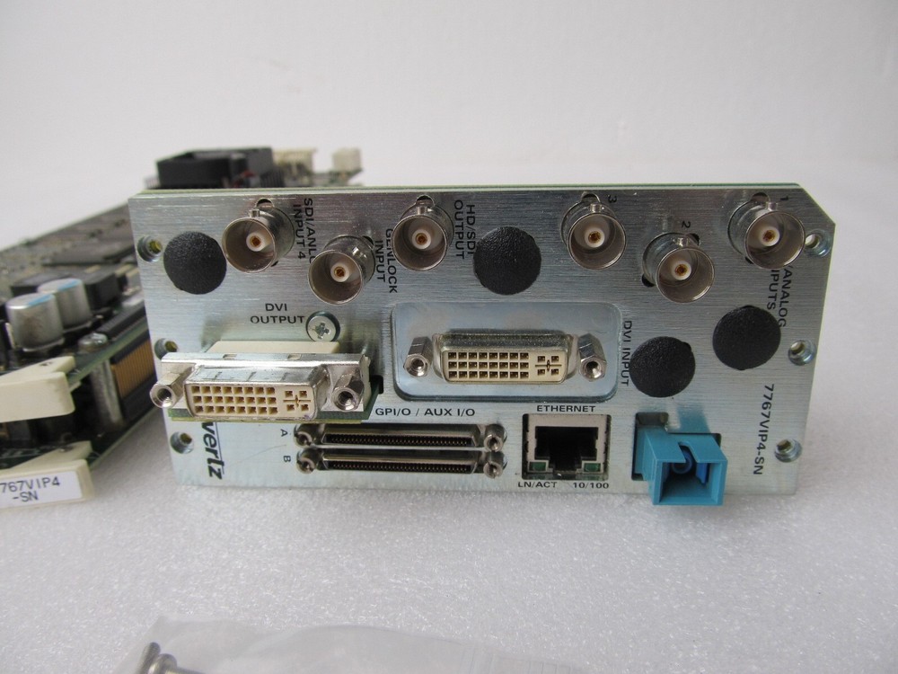 Evertz 7767VIP4-SN Multiviewer 4 inputs SD/NTSC/PAL inputs with embedded audio