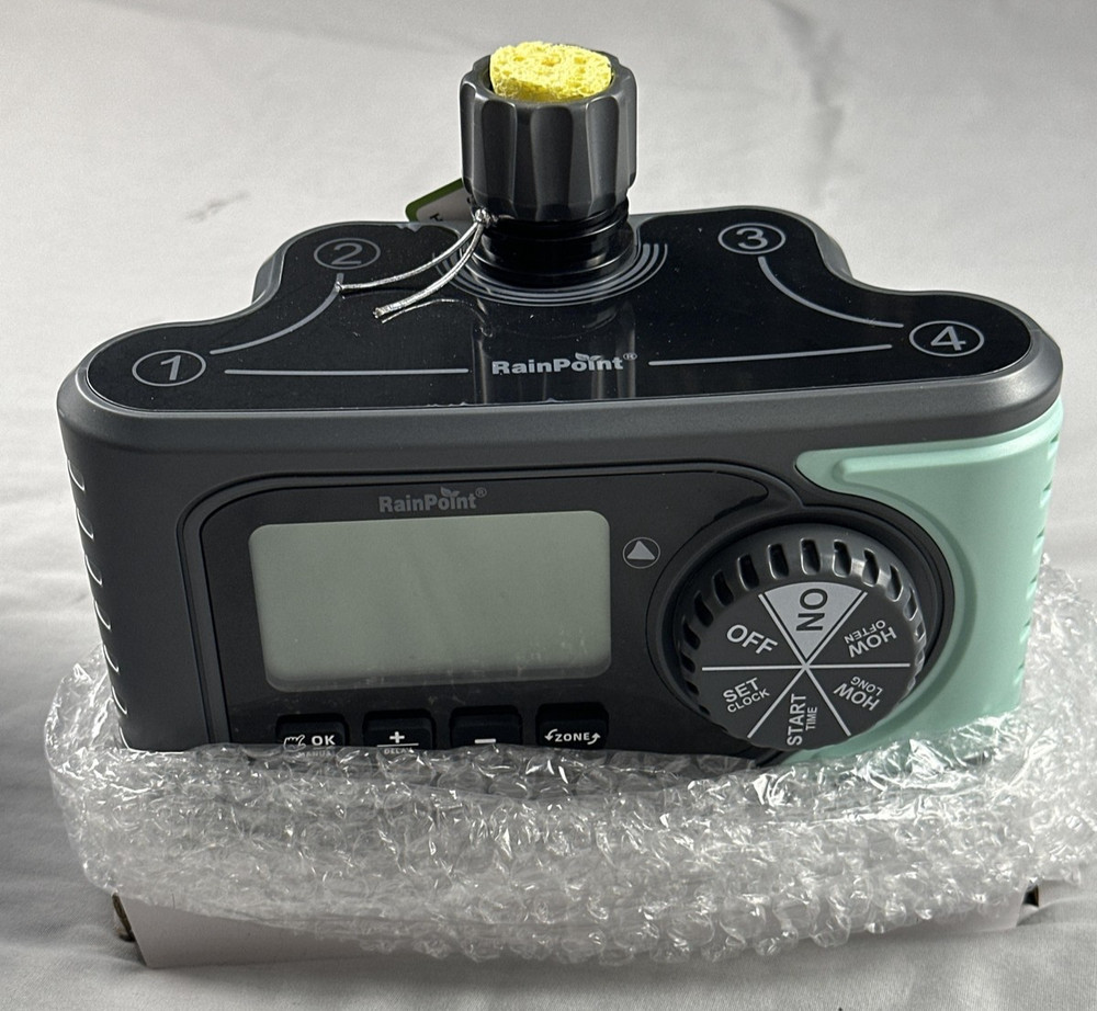 RainPoint 4-Zone Water Timer ITV405 Digital Hose Faucet Irrigation Controller