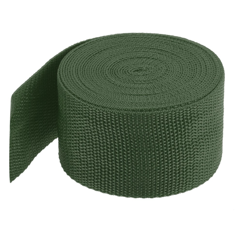 Lightweight Polypropylene Webbing Strap 5cm 5 Yard Army Green