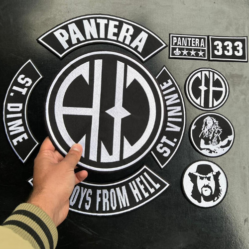 Pantera CFH Embroidered Patch Set: Cowboys From Hell - 10 PCS