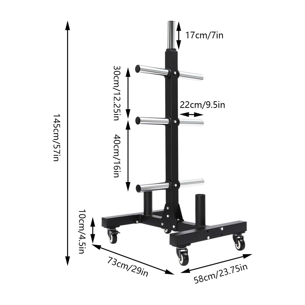 Plate Rack Tree, Dumbbell Rack, Vertical Storage Tree