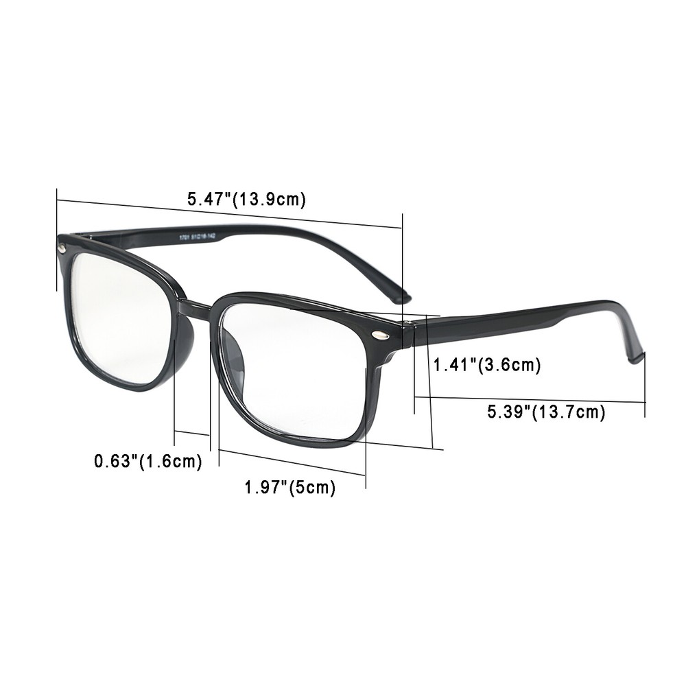 Unisex Progressive Multifocus Reading Glasses Blue Light Blocking Folding Reader