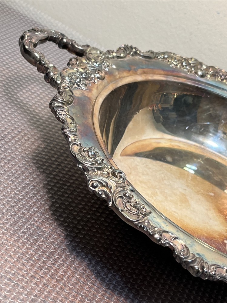 Baroque By Wallace 744 Serving Dish Bowl With Lid