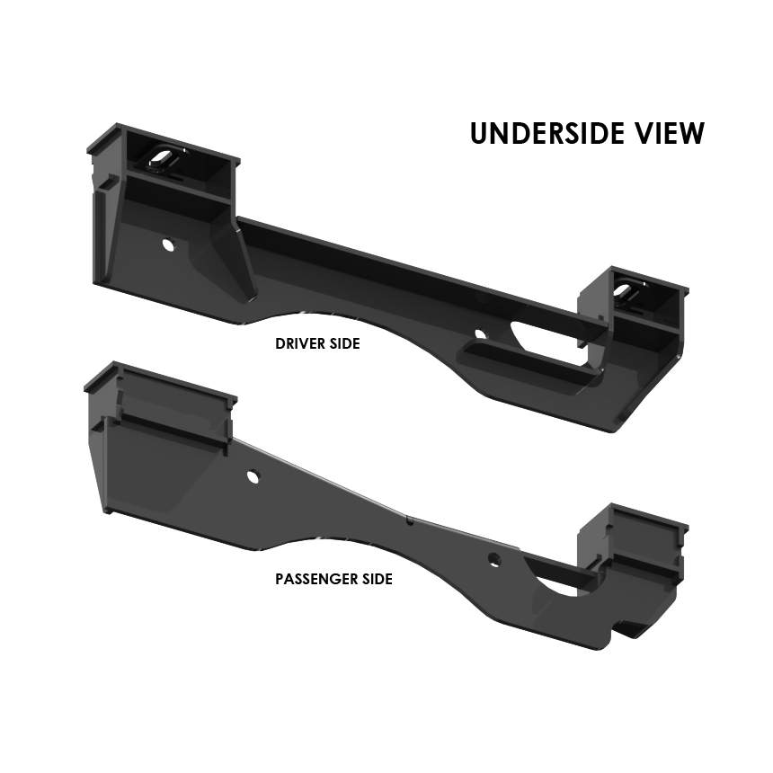PullRite 2766 Bolt-On Fifth Wheel Hitch Mount Kit