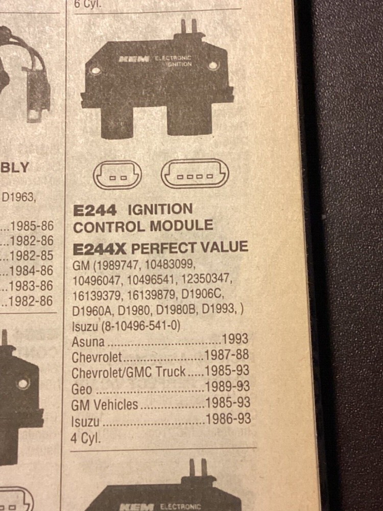 Control Module E244X Kemparts Perfect Value