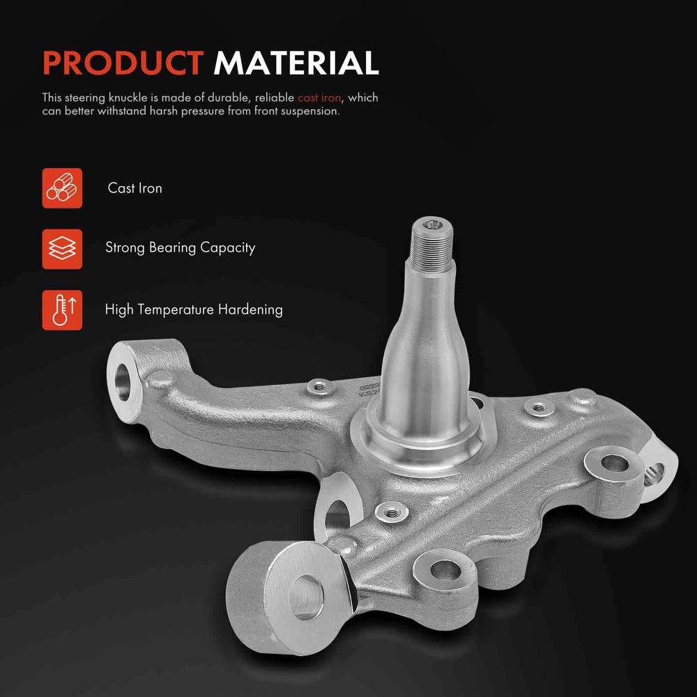 Front Driver Side Steering Knuckle for Mercedes-Benz W212 E250 E350 E400 E550
