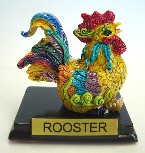 Standing Rooster Statues