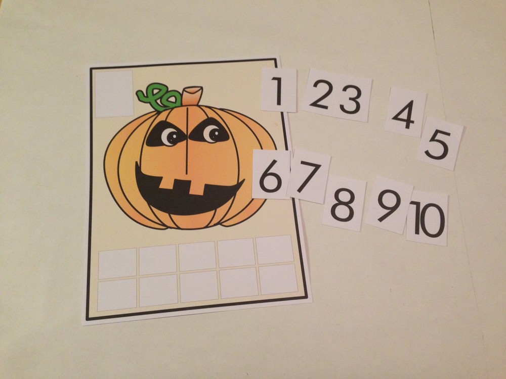PUMPKINS -THEMED Learning Activities Package- LAMINATED - Teaching supplies