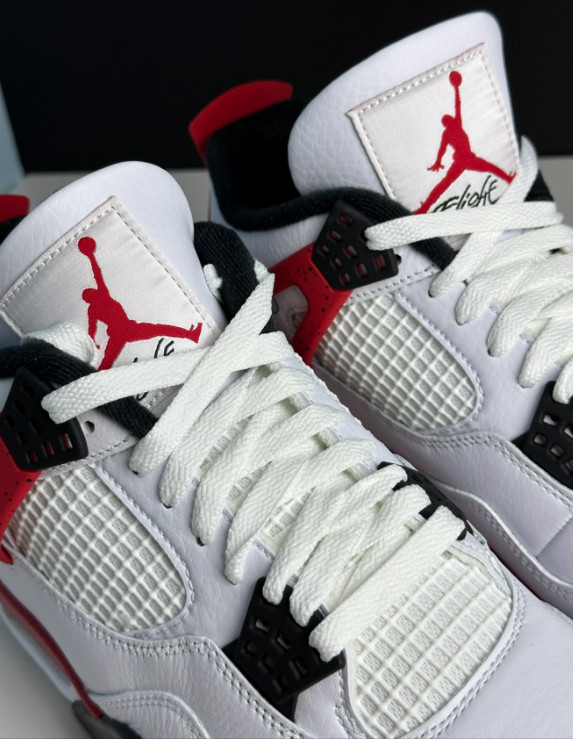 Men's Jordan 4 "Red Cement" Mid Top Retro Basketball Shoes US Size 7-12